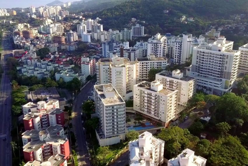 vista do Bairro Itacorubi em Florianópolis