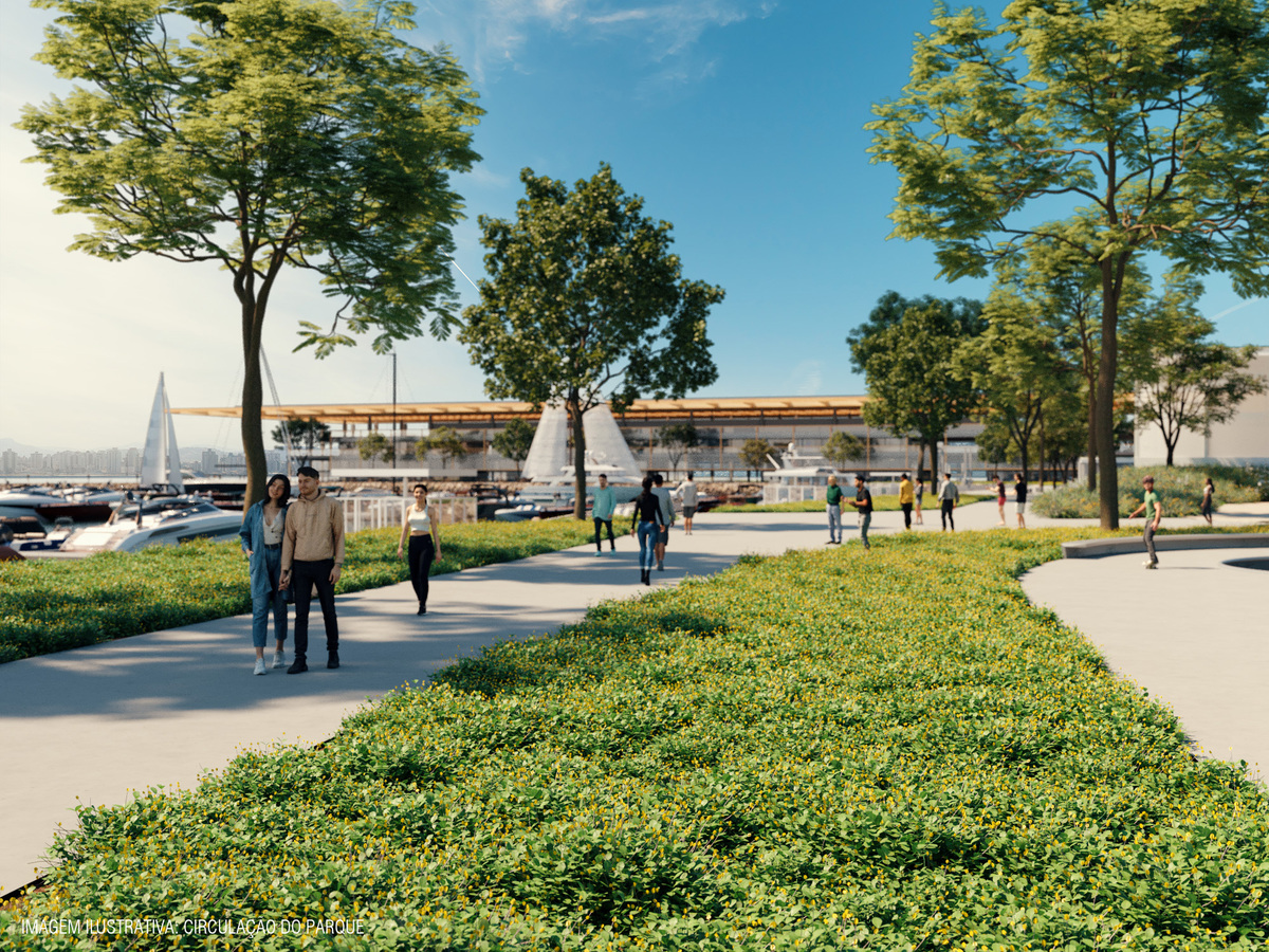 marina beira mar - florianópolis - corredor Verde