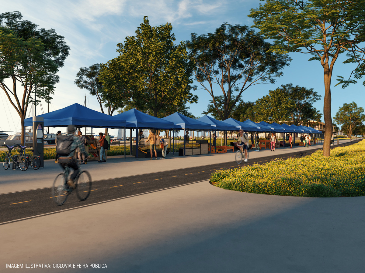 marina beira mar - florianópolis - feira